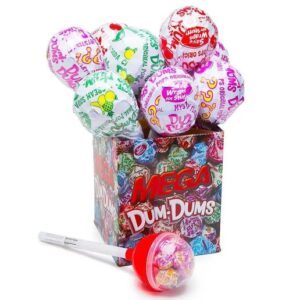 Dum Dums Lollipops 12" Mega Size 12ct